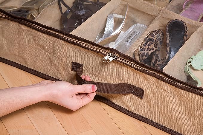 ORGANIZADOR CALZADO 12 PARES BAJO CAMA