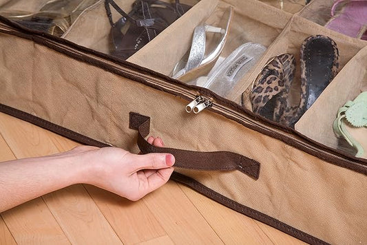 ORGANIZADOR CALZADO 12 PARES BAJO CAMA