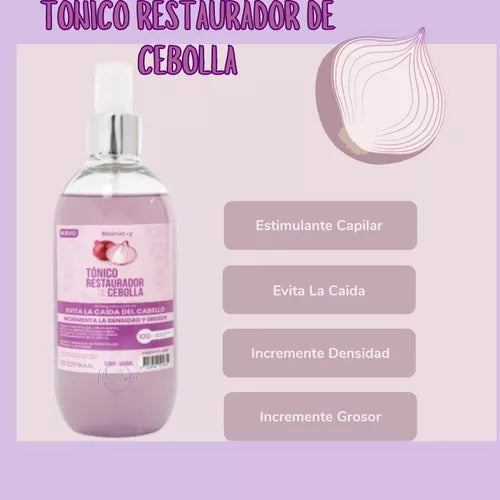 Tonico Capilar De Cebolla Anticaida y Crecimiento