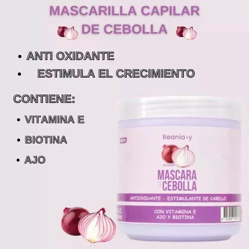 Mascarilla Capilar Cebolla Crecimiento