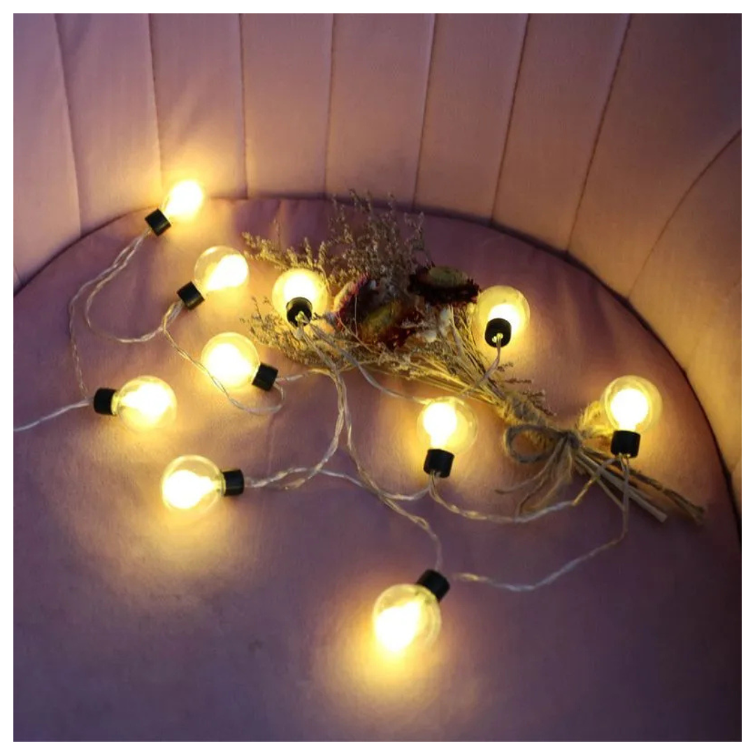 Exquisita Guirnalda Bolas de Cristal 10