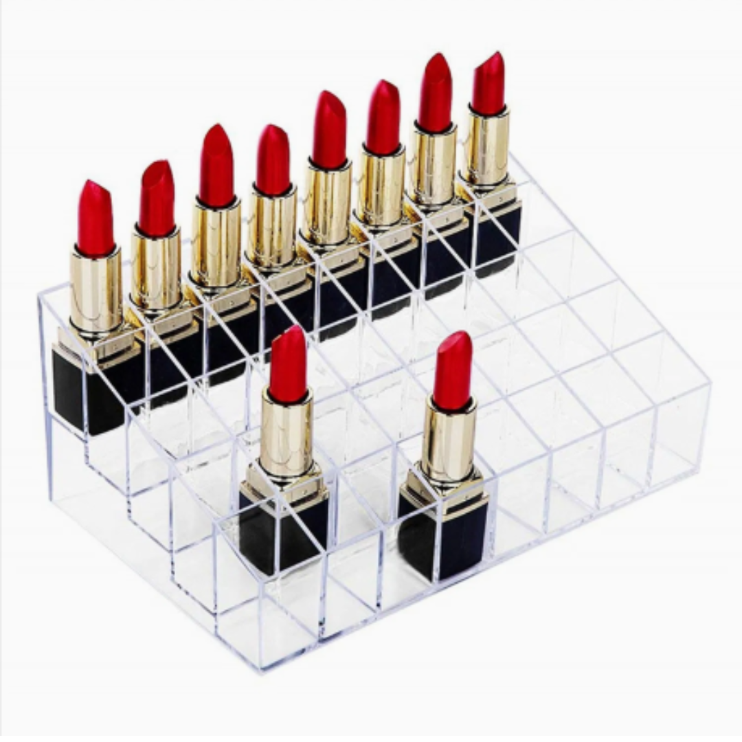 Organizador Maquillaje Acrílico 3 Líneas