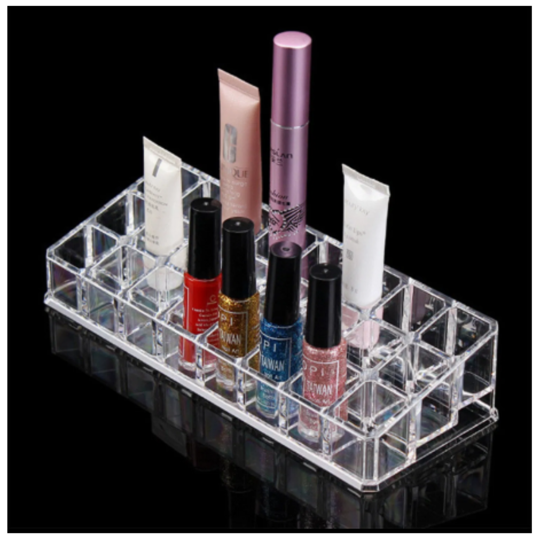 Organizador Maquillaje Acrílico 3 Líneas