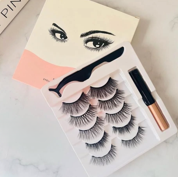 SET CON 5 PESTAÑAS MAGNETICAS