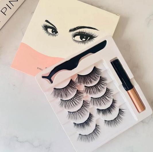 SET CON 5 PESTAÑAS MAGNETICAS